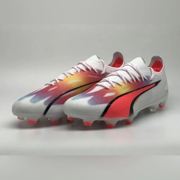PUMA ULTRA ULTIMATE FG BREAKTHROUGH PACK WHITE FIRE ORCHID 107311-01 Men Sz 12.5 107311-01_g01.jpg main image 4